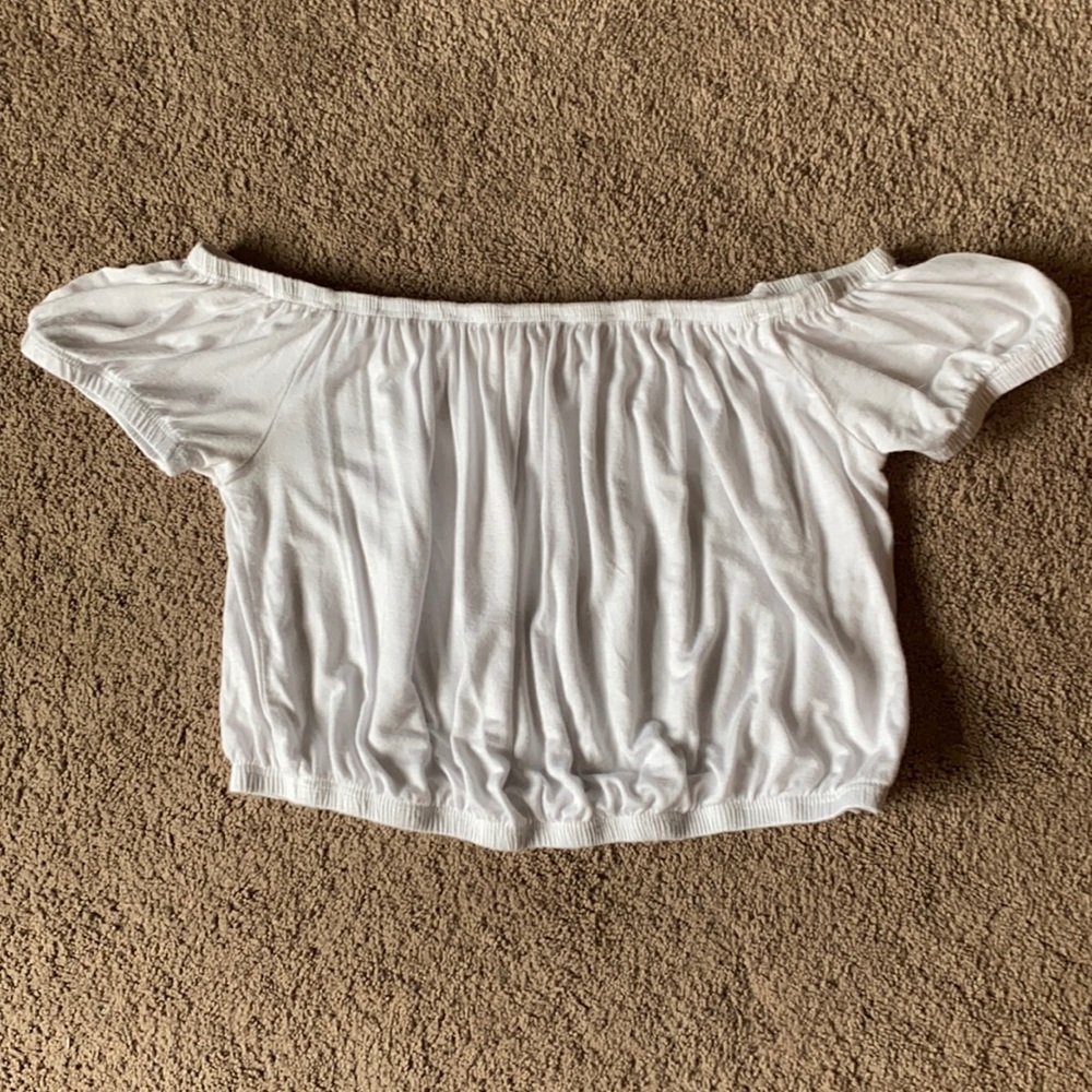 Off the should crop top casual/ or dressy